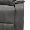 Marlow 84 in. Leather Match Power Reclining Sofa with USB/USB-C - Charcoal | Sofa inclinable electrique Marlow de 84 po en cuir assorti avec USB/USB-C - Charbon