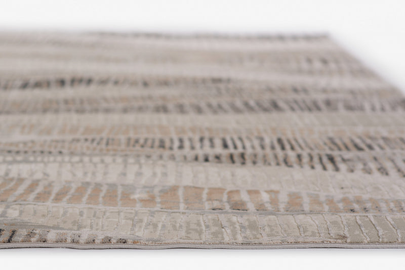 Briar Contemporary 7'9\" x 9'10\" Area Rug in Grey Indoor Area Rug