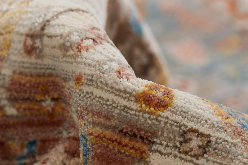 Dulce Traditional 5'0\" x Area Rug in Multi Indoor Area Rug