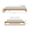 Lido Platform Bed Queen Bed | Lit plateforme Lido