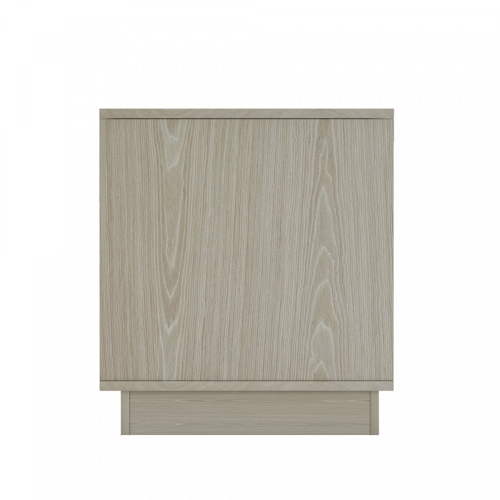 Horizon Modern 22\" Nightstand in Whitewashed Oak (2-Drawer) - Set of 2