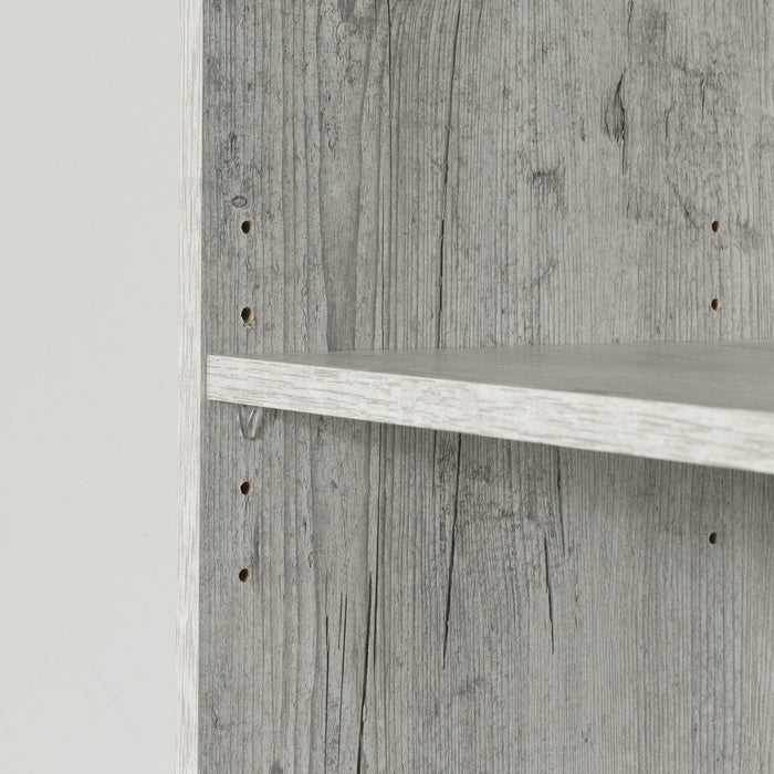Axess 5-Shelf Narrow Bookcase - Seaside Pine