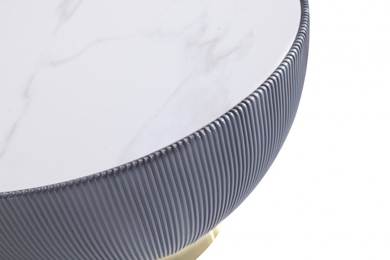 Anderson Modern 3-Piece Coffee Table & End Table Set in Gray