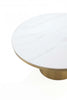 Glenn Modern Glam 2-Piece Coffee Table & End Table Set in Gold Coffee Table Set | Ensemble moderne et glamour Glenn de 2 tables : table basse et table d’appoint, finition or