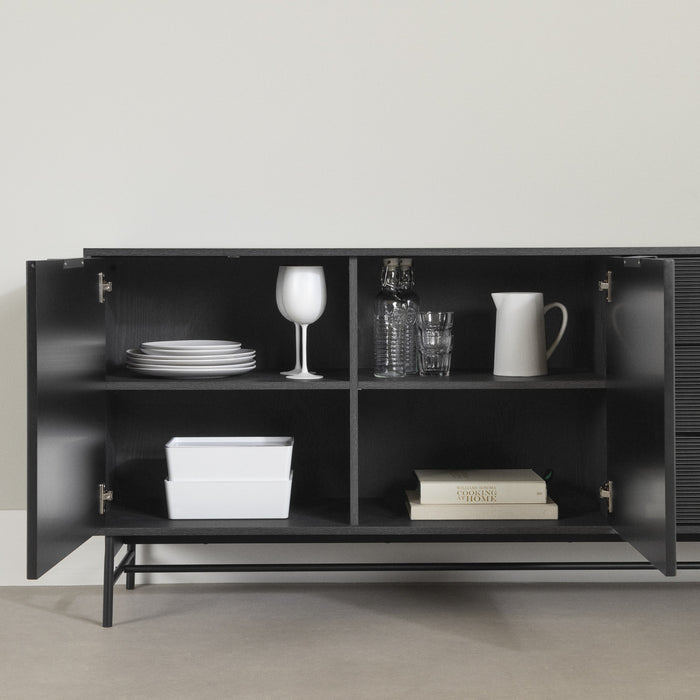 Arlo Sideboard - Ash Oak Black