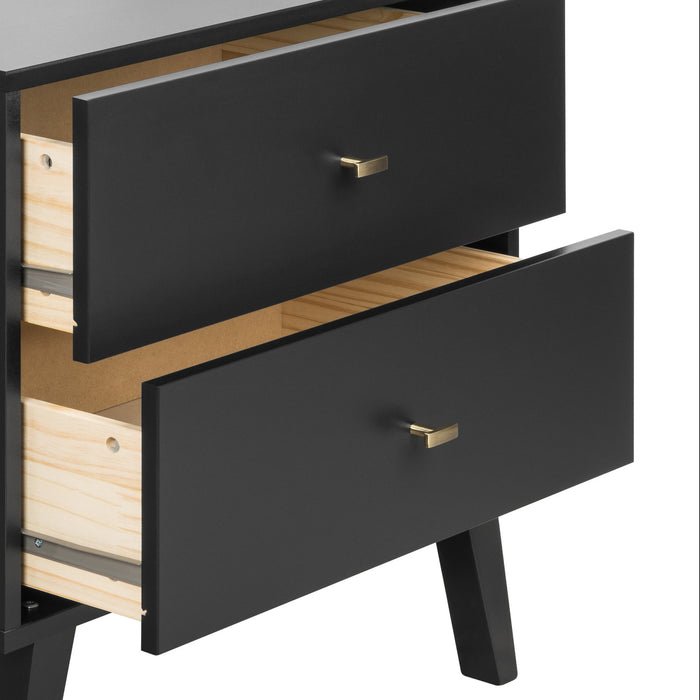 Milo 6-Drawer Dresser - Black