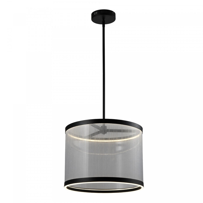 Cora Integrated Led Pendant, Silver