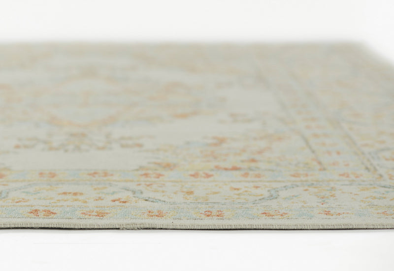 Esme Traditional 9'3\" x 11'10\" Area Rug in Ivory Indoor Area Rug