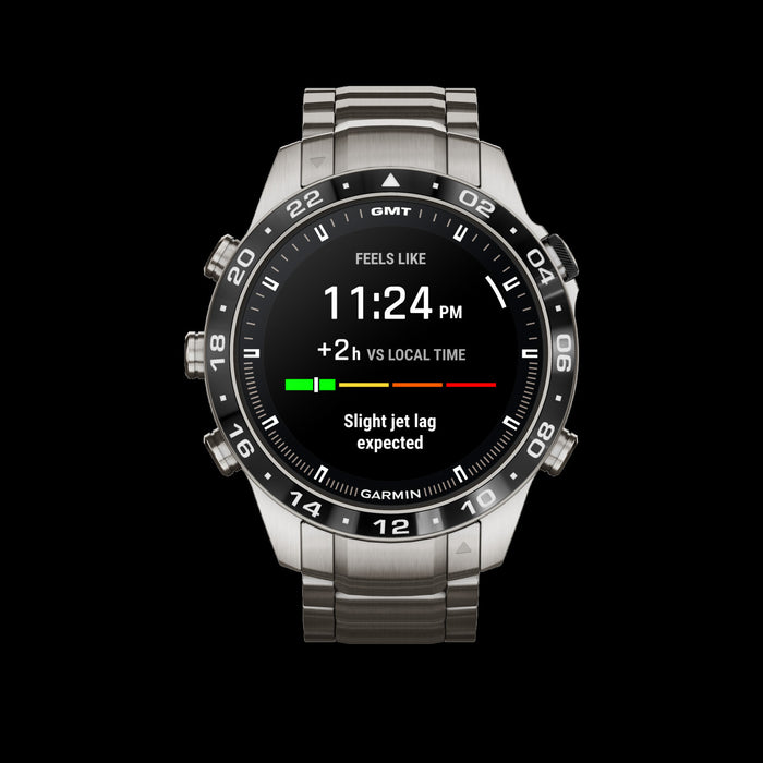 Garmin Marq Aviator Gen 2 Luxury Smartwatch - Ultra Durable W/ Titanium Case And Amoled Display