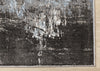 Hadley Grey Taupe Blue Distressed Design Rug, 5'3" x 7'7" Indoor Area Rug | Tapis Hadley au design decolore bleu gris taupe, 5'3" x 7'7"