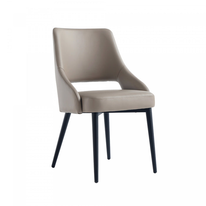 Tremont Modern 6-Piece Dining Chair Set in Taupe