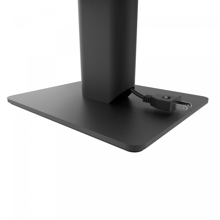 Kanto SP6HD 6\" Universal Desktop Speaker Stands with Cable Management - Pair, Black
