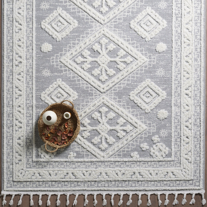 Quinto Westerner Shag Area Rug - 6'3\" x 9'