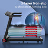 Superfit 3.75hp Folding Treadmill Electric Running Machine W/bluetooth App Self-standing