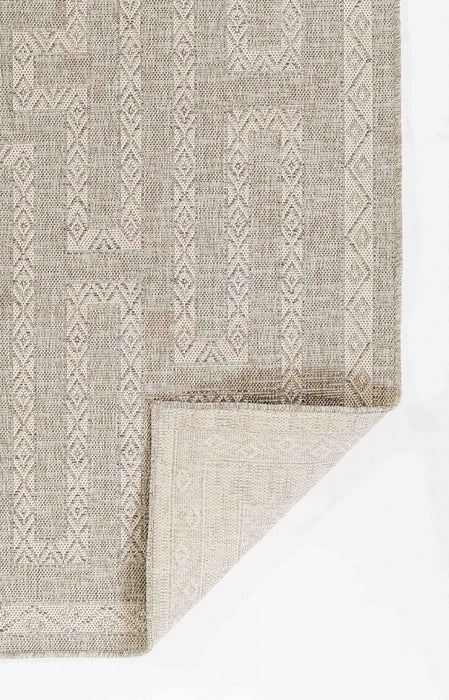 Maze Transitional 6'6\" x 9'0\" Area Rug in Grey Indoor Area Rug