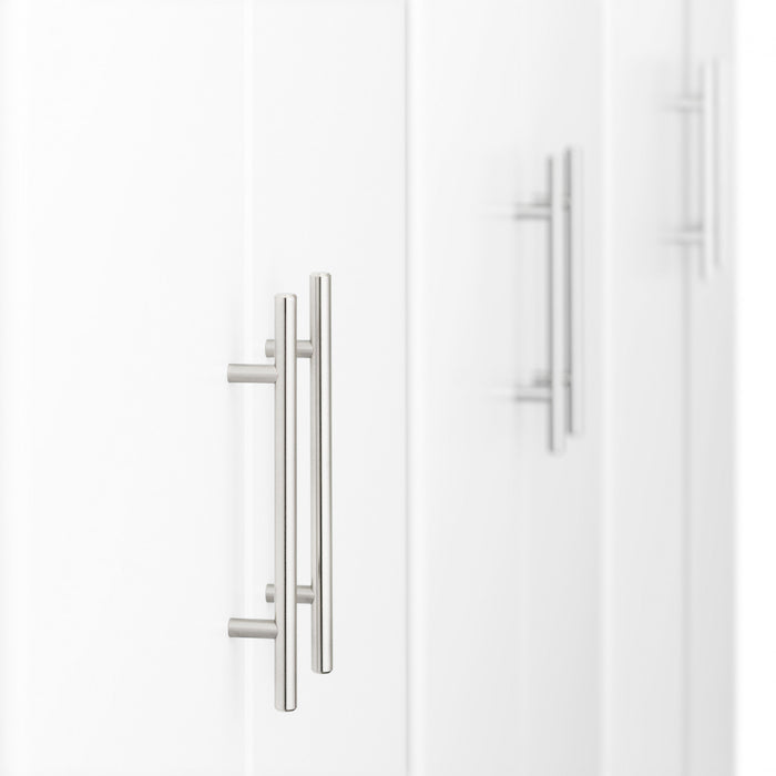 Elite 96-inch 6-piece Garage Storage Cabinet Set D - White