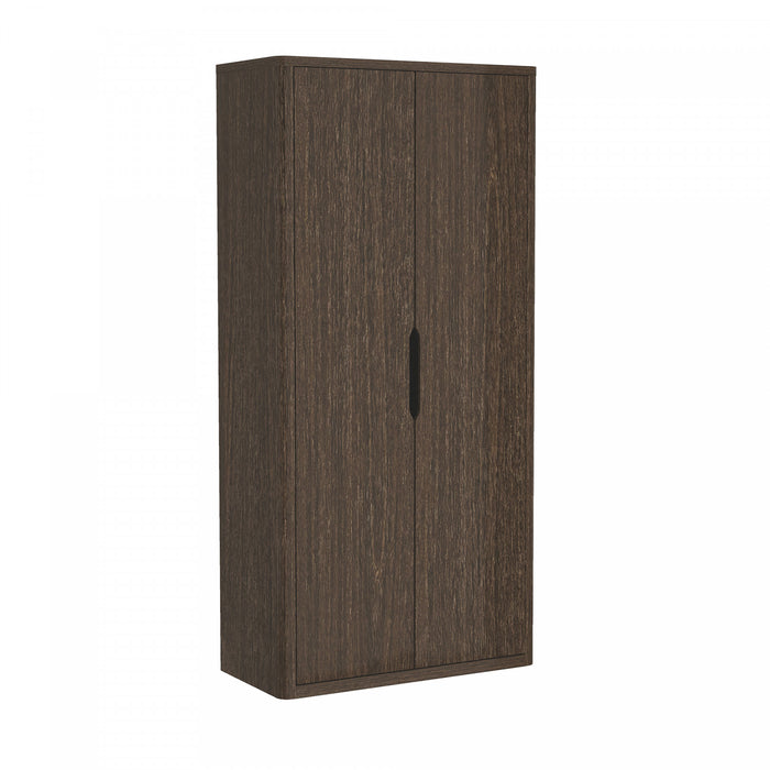 Rivington Modern 38\" Bookcase Cabinet in Walnut