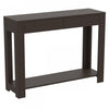 40” Console Table With 2 Drawers And Shelf - Cappuccino 
