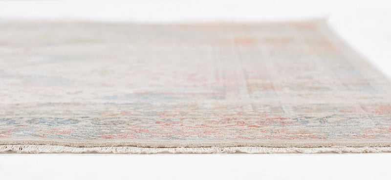 Ethel Traditional 5'0\" x Area Rug in Multi Indoor Area Rug