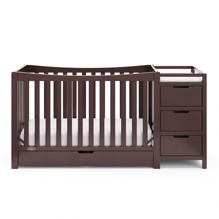 Graco Remi 4-in-1 Convertible Crib and Changer - Espresso