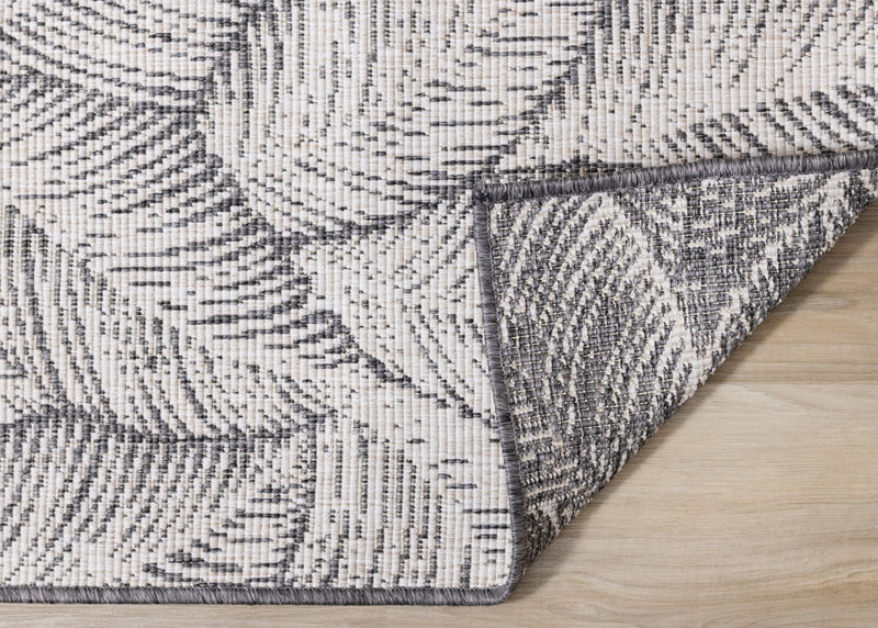Brooke Leaf Pattern Outdoor Area Rug - 7'10\" x 11'2\"