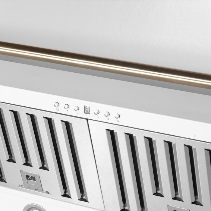 Forno Aria 60 Inch Wall-Mounted White Range Hood- FRHWM5095-60WHT