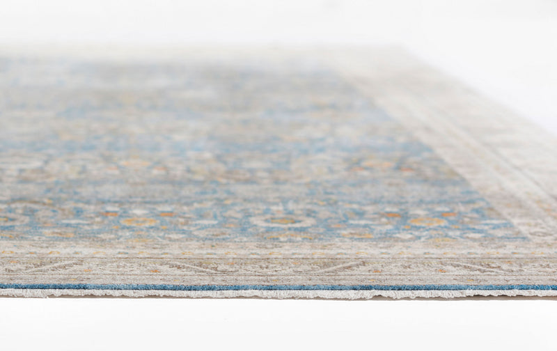 Gianna Traditional 2'6\" x 8'0\" Runner Rug in Blue Indoor Area Rug
