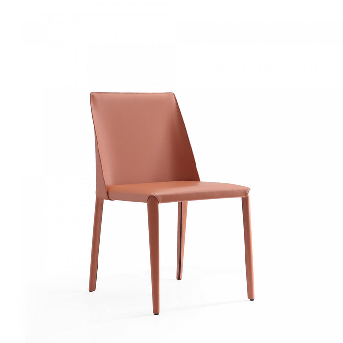 Paris Modern 8-Piece Dining Chair Set in Clay