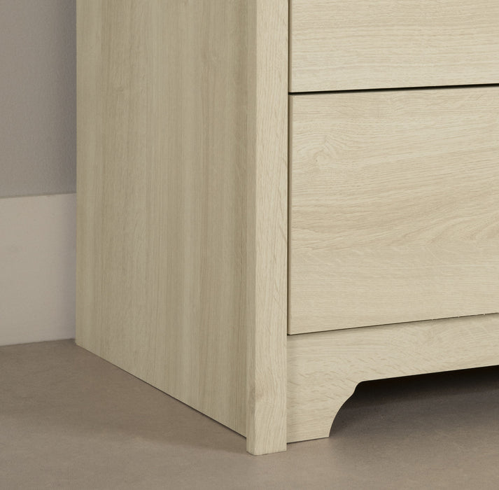Fusion 5-drawer Chest - Bleached Oak 