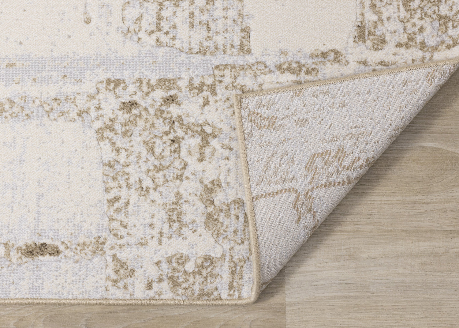 Isabelle Distressed Cream Area Rug - 5'3