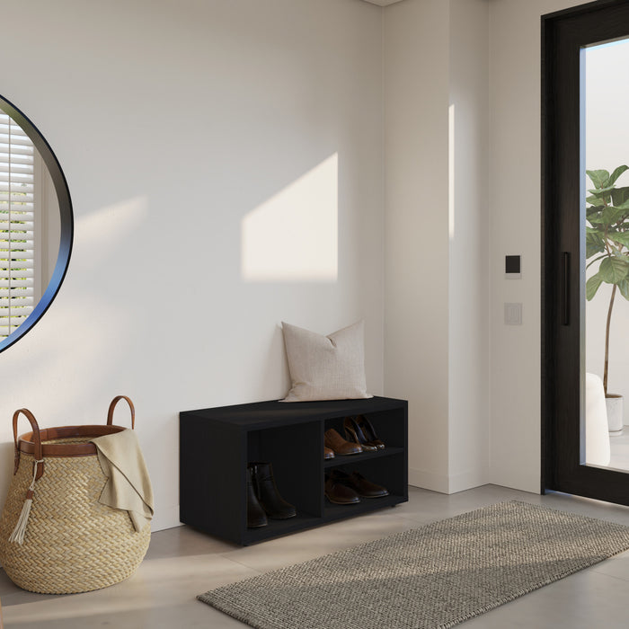 Porto Entryway Shoe Storage Bench Coat Rack