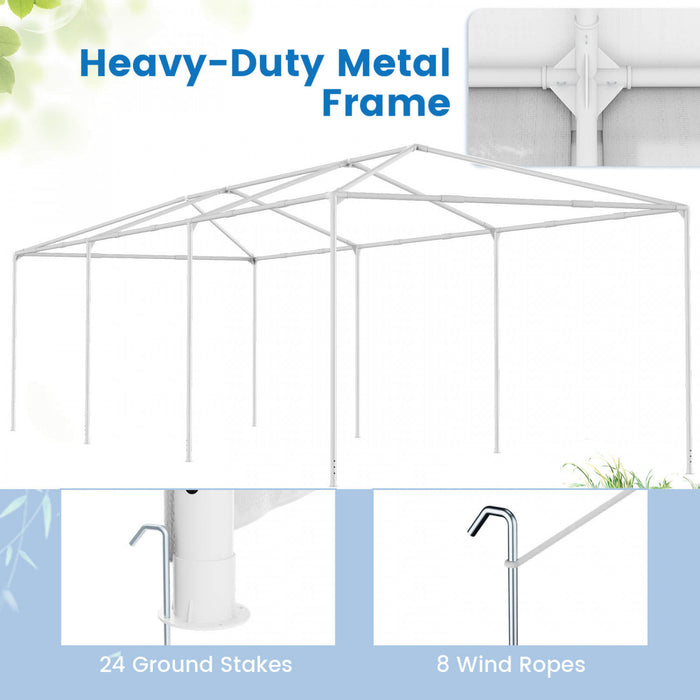 Costway 10' X 30' Outdoor Wedding Party Event Tent Gazebo Canopy