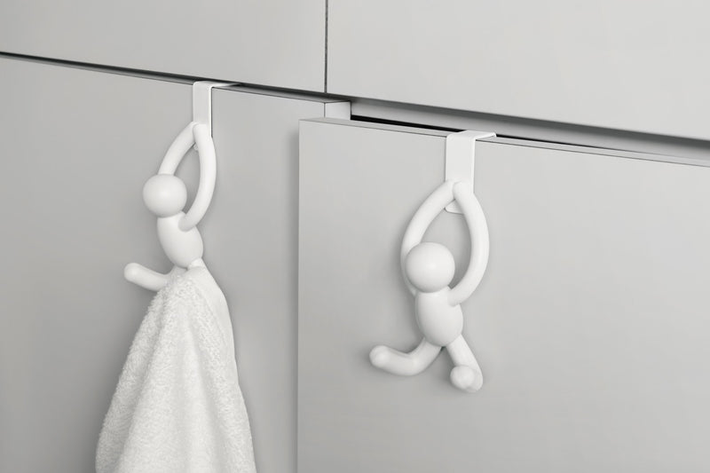 Umbra Buddy Over-Cabinet Hooks - White