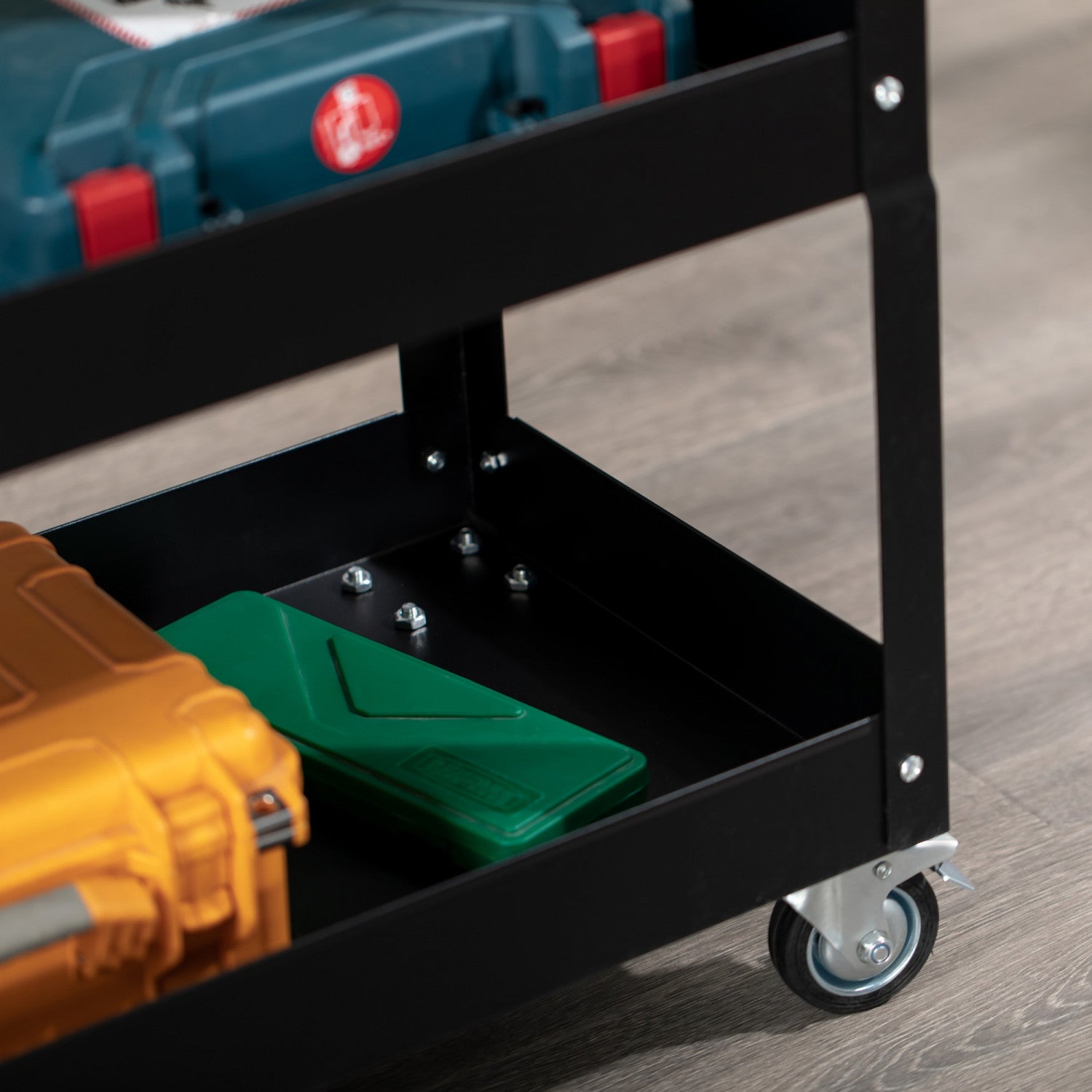 Hand Tools Cart Durhand 3 Tier Rolling Tool Cart With Wheels Mobile Utility Cart - The ...
