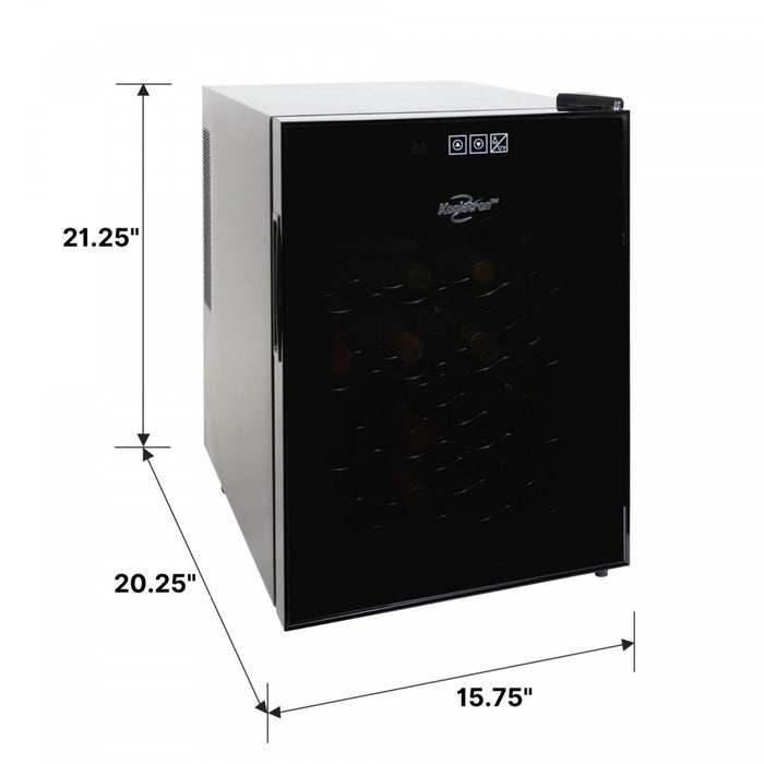 Koolatron 20 Bottle Wine Cellar with Mirrored Glass Door