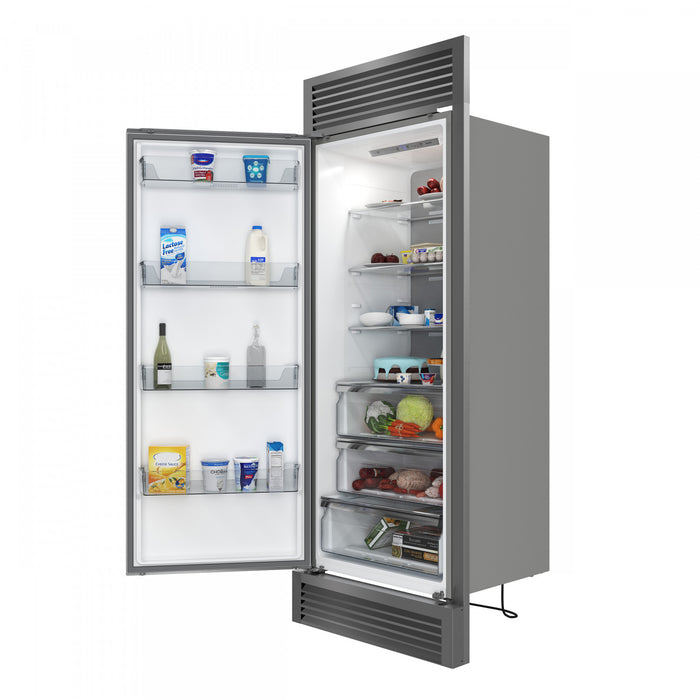 Forno Maderno 60 Inch Convertible Refrigerator, 27.2 cu.ft., with Decorative Grill - FFFFD1722-60SG