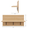 Porto Entryway Wall-Mounted Coat Rack | Porte-manteau mural d’entree Porto