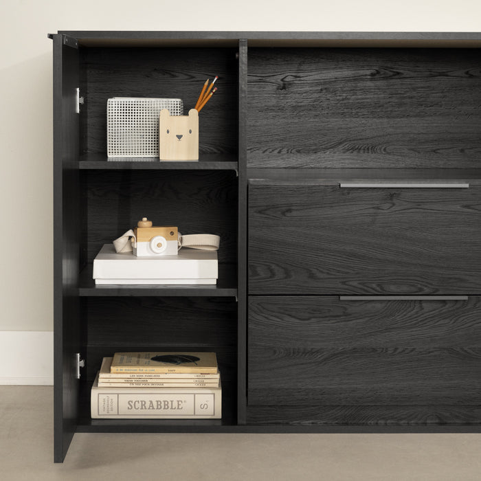 Hourra 2-Drawer Dresser - Grey Oak
