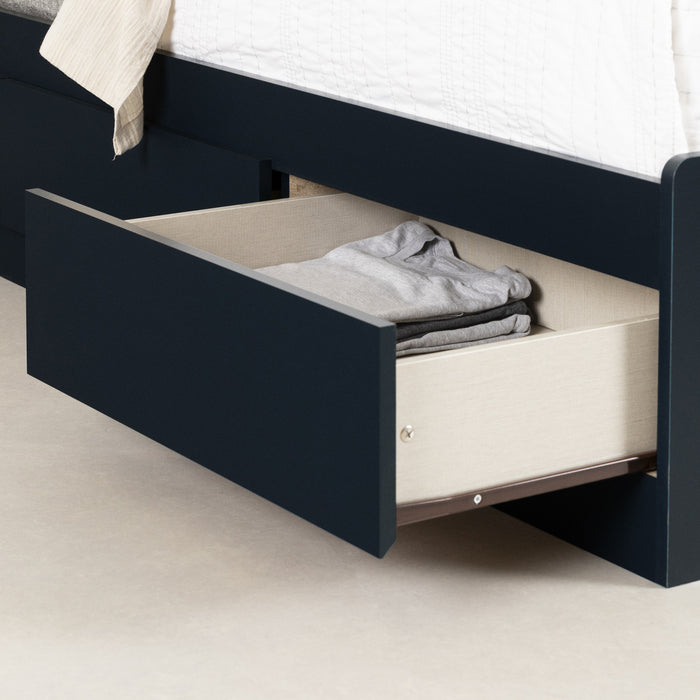 Hazen Mates Twin Bed - Navy Blue