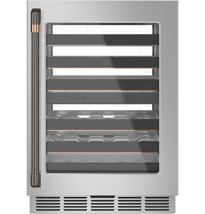 Café Brushed Black Wine and Beverage Centre Handle Kit - CXQW1H1PPBT