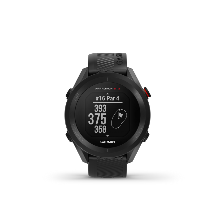 Garmin Approach® S12 Golf Watch - 42,000 Preloaded Courses With 30-hour Gps Battery Life - Black