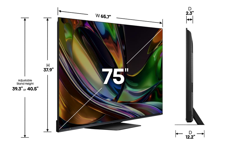 Hisense 75\" RGB Mini-LED Smart Google TV (75UR8SG) – 2026 Model 