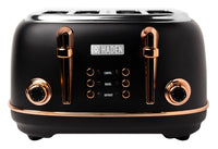 Haden Heritage 4-Slice Toaster - Black Copper