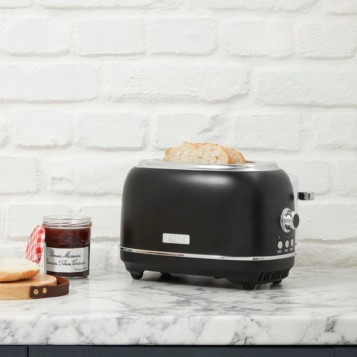 Haden Heritage 2-Slice Toaster - Black Chrome