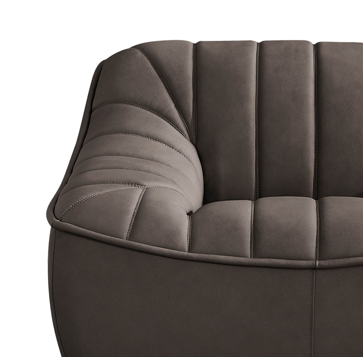 Hydeline Nest Leather Sofa - Chocolate