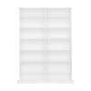 Prepac Double Width Wall Storage Bookcase - White