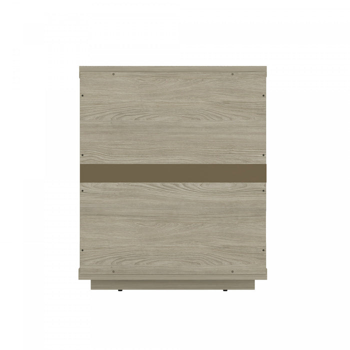 Evelyn Modern 20\" Nightstand in Natural (1-Drawer)