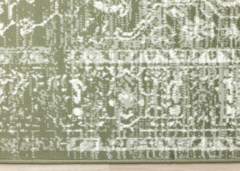 Florence Green White Elegant Classic Rug, 5'3\" x 7'4\" Indoor Area Rug