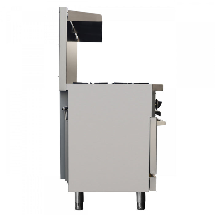 FORNO Commerciale 60 Inch Stainless Steel Gas Range, 10 Burners, 300,000 BTU Total - FCMGR0093-60