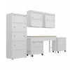 Fortress Modern 6-Piece Garage Set in White Garage Storage | Ensemble de garage moderne Fortress 6 pieces en blanc